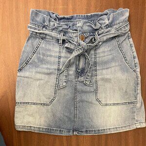 Free People Jean Skirt